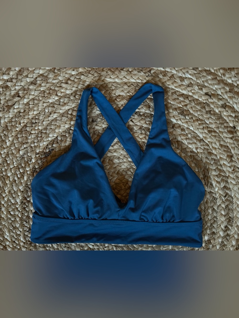 2 Piece Set Athleta Plunge Bikini Top + Ultra High Rise Pocket Bottom Lapis - Picture 11 of 16